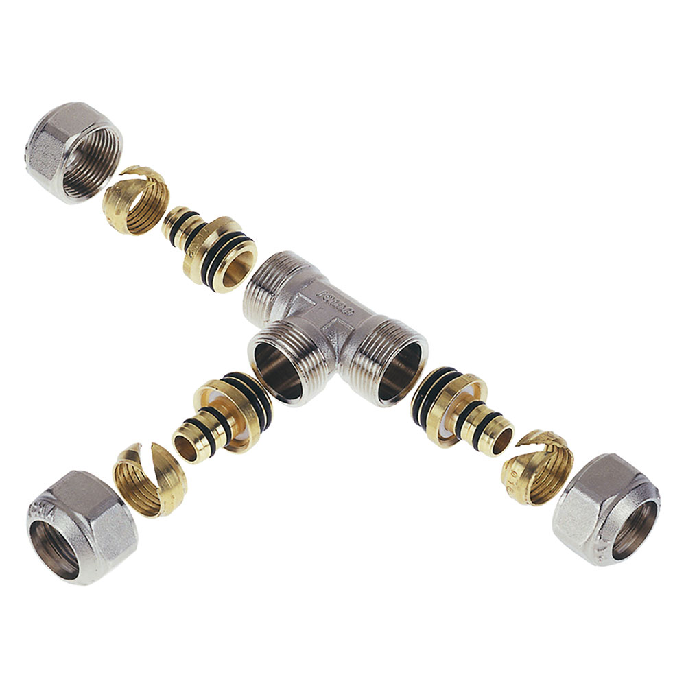 Raccordo a stringere a ‘t’ ‘art. 536 / 546’ ‘art.536’ – 16 x 16 x 16 Icma