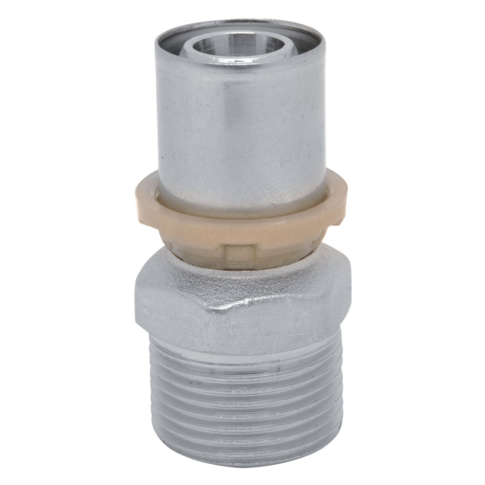 Raccordo a pressare diritto ‘art. 402’ 16 x 1/2 – maschio Icma