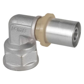 Raccordo a pressare curvo 'art. 405' 20 x 3/4 - femmina Icma