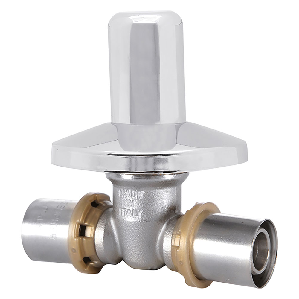 Rubinetto a pressare da incasso ‘art. 409’ 16 x 2 Icma