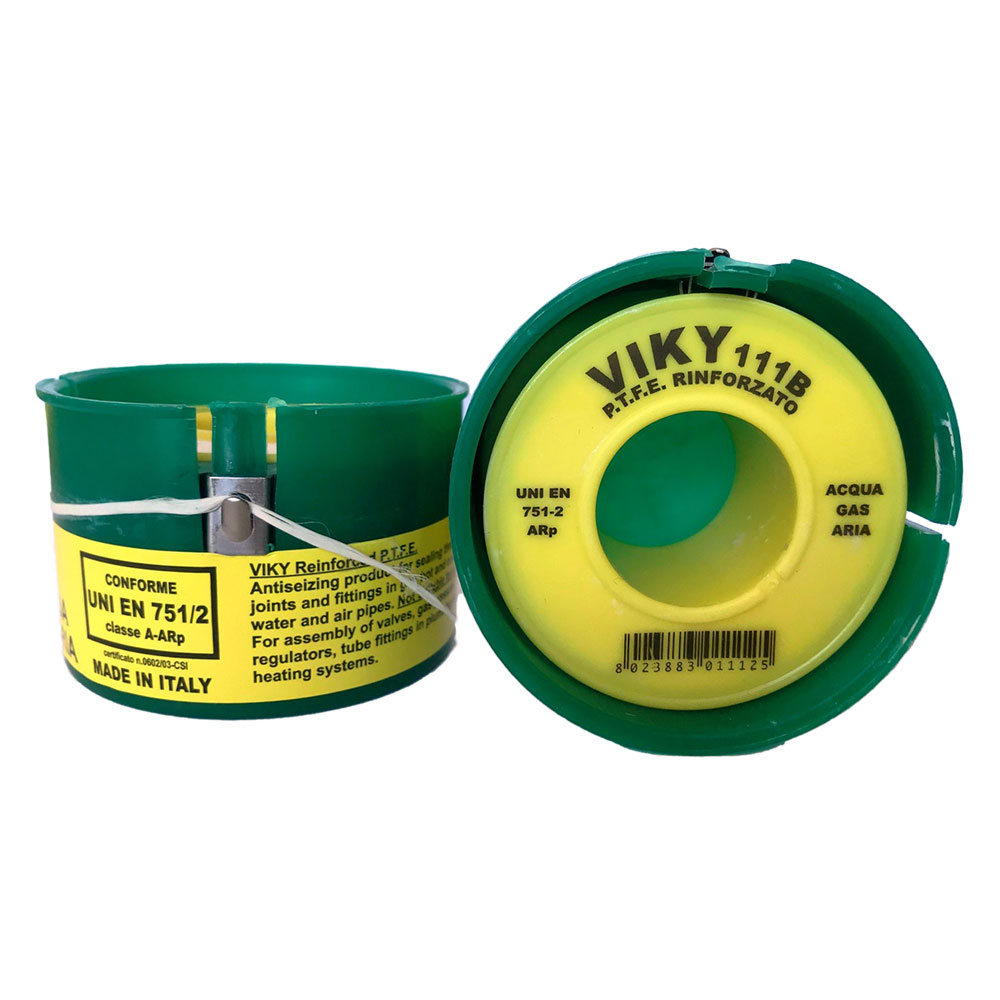 Filo sigillante ptfe rinforzato per filetti   70 mt Viky