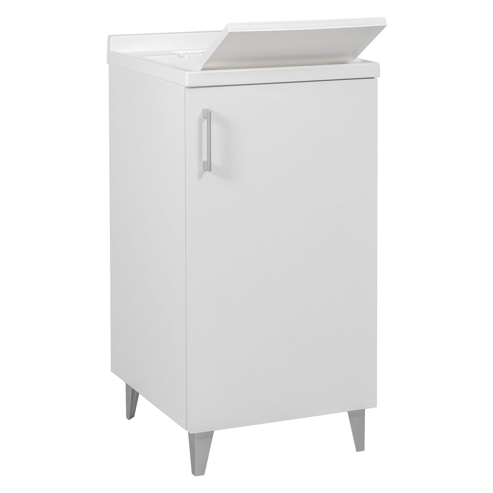Mobile lavatoio anta singola ‘woody top’ cm 45 x 50 x h.87 Trioplast