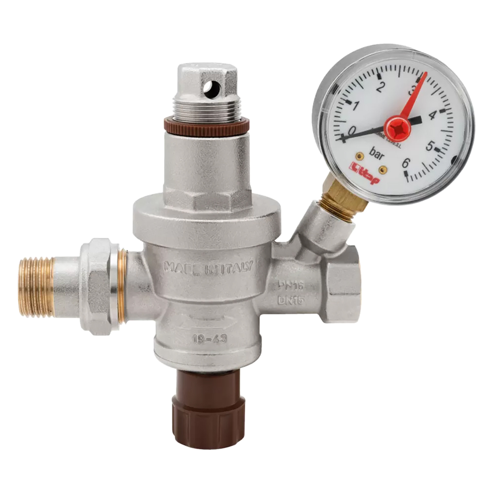 Gruppo automatico di riempimento con manometro 1/2 Itap