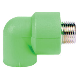 Gomito a 90° filettato maschio 20 x 1/2 Tubitalia