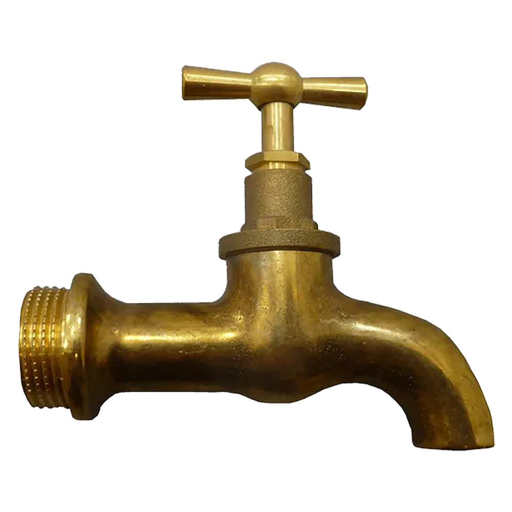 Rubinetto curvo pesante 1/2 Senza marca