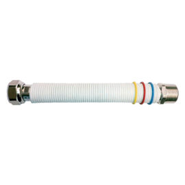 Flessibile estensibile rivestito per gas / acqua sanitaria mf 3/4' - da 200 a 400 mm - dn20 Senza marca