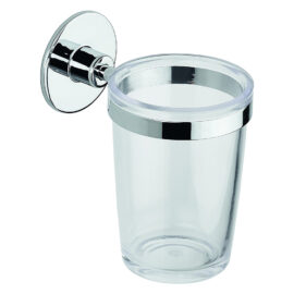 Porta spazzolini serie 'wind' cromo Metaform