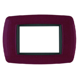 Placca col. amaranto 'life' 3 posti - 2983/am Feb