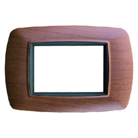 Placca effetto legno chiaro 'life' 3 posti - 2983/lc Feb