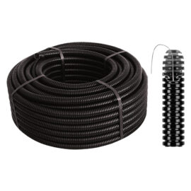 Tubo corrugato pieghevole con tirafilo ø 20 - mt. 50 Senza marca