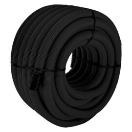Tubo per cavidotti ø 63 est. - rot. 50 mt. nero Senza marca