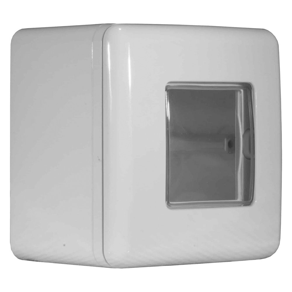 Scatola da esterno ‘universale’ 2 posti – mm 96 x 96 x 73 grigio Feb