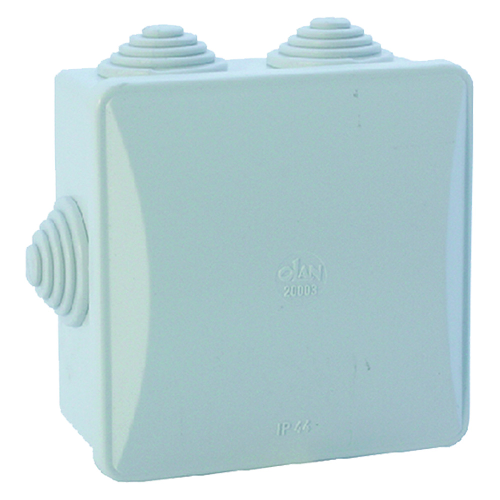 Scatola da parete mm  80 x 80 x 40 – 6 entrate Senza marca