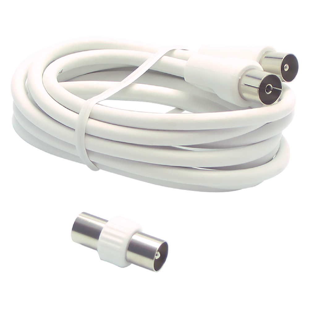 Prolunga per collegamenti tv mt. 1,5 – colore bianco Metronic