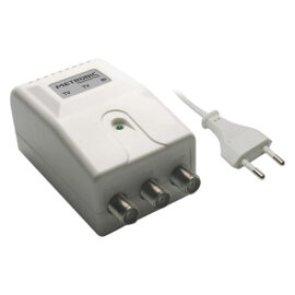 Alimentatore per amplificatore antenna 2 out 1 ingresso fm/uhf/vhf - 2 uscite tv Metronic