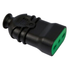 Presa alta resistenza 'hi-pro' 2p+t 10a - colore nero Fanton