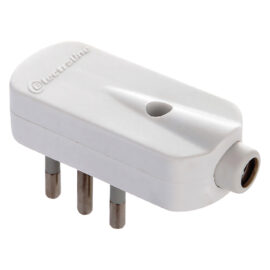 Spina volante piatta 2p + t 10a - art.71908 Electraline