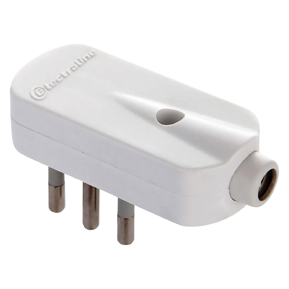 Spina volante piatta 2p + t 10a – art.71908 Electraline