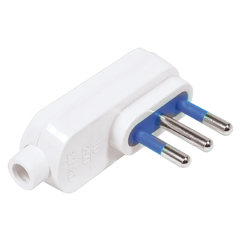 Spina volante piatta art.ce12b – 2p + t 10a (scatola appendibile) Novaitalia