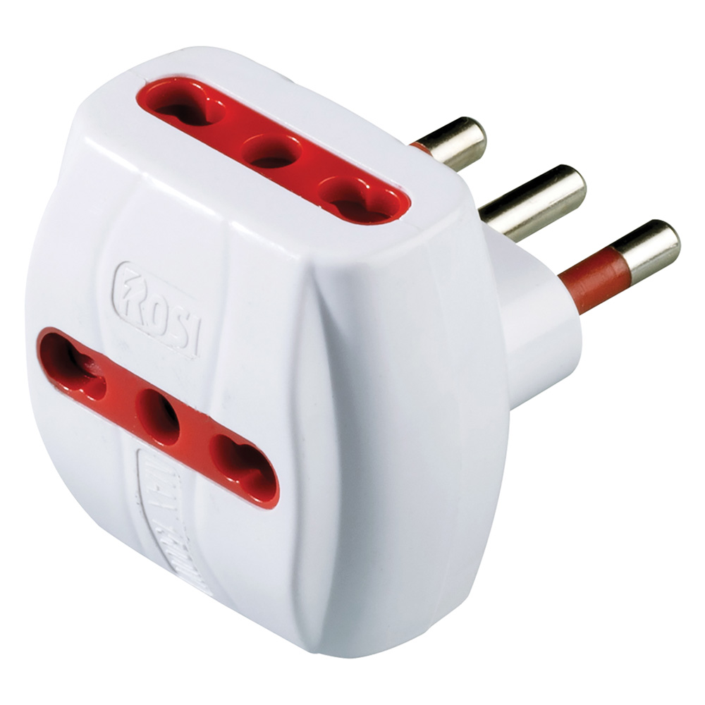 Adattatore triplo con protezione sovraccarico 78041 t Rosi