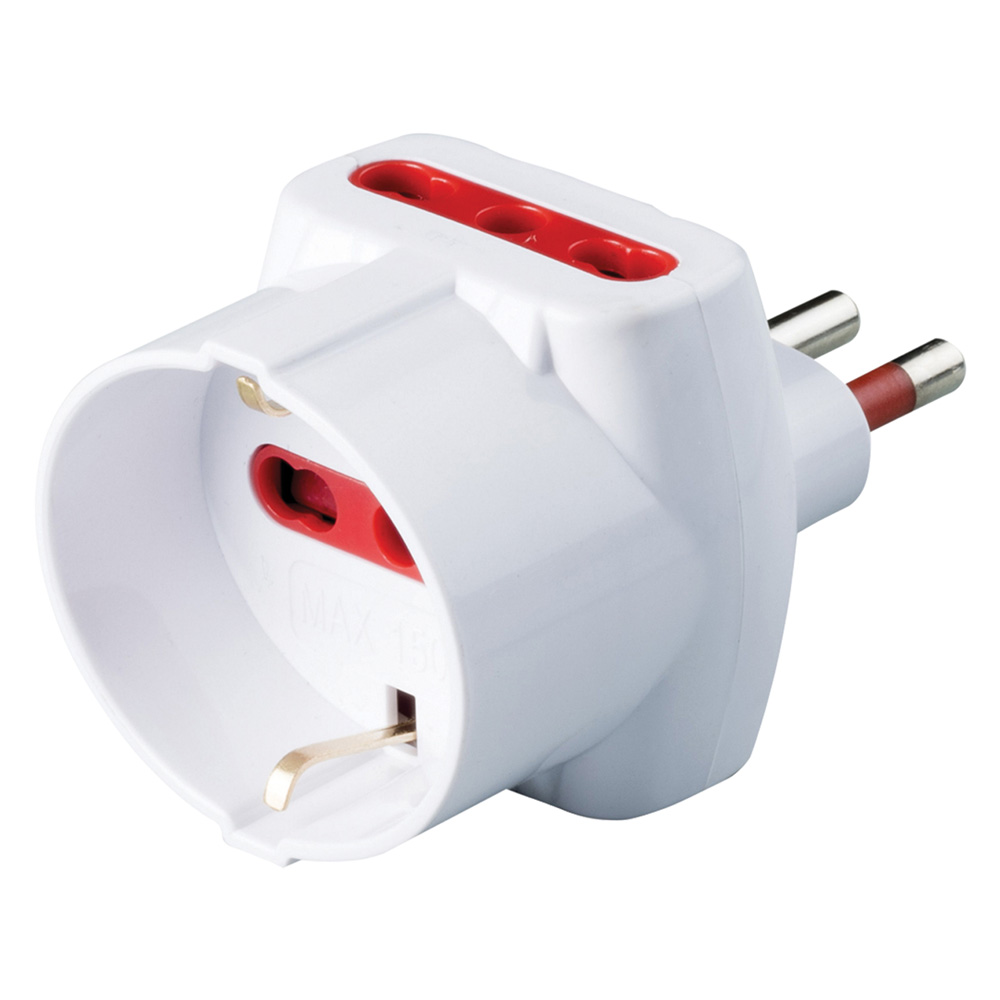 Adattatore triplo con protezione sovraccarico 78045 t Rosi