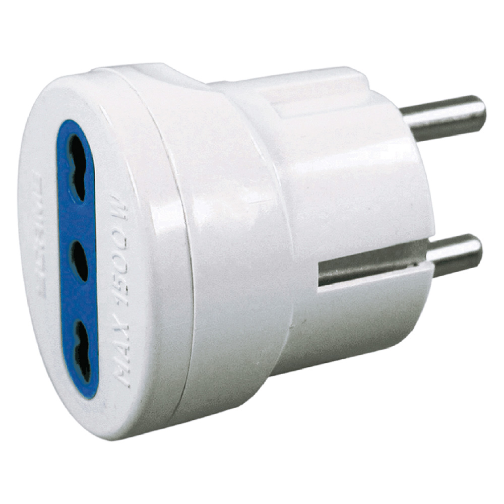 Adattatore art.ce47c – spina 2p+t16a schuko (scatola append.) Novaitalia