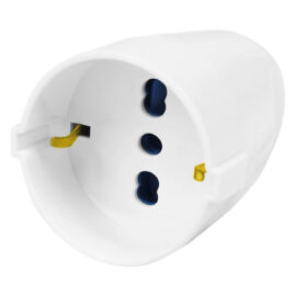 Presa volante 'schuko' art.ce36b - (scatola appendibile) Novaitalia