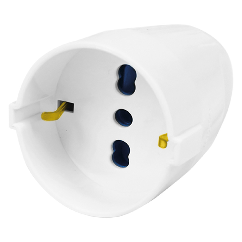 Presa volante ‘schuko’ art.ce36b – (scatola appendibile) Novaitalia