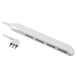 Multipresa salvaspazio 'slim' colore bianco - art.61910 Electraline