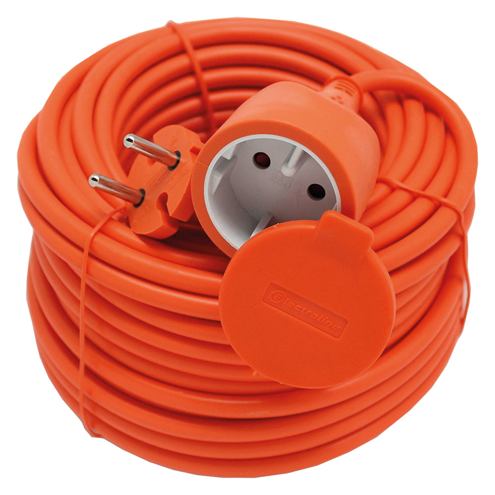 Prolunga lineare arancio mt.15 – art.04020 Electraline