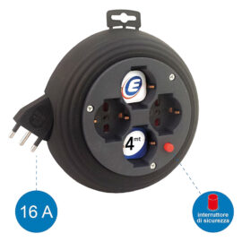 Avvolgicavo mt. 4 - art.49019 Electraline