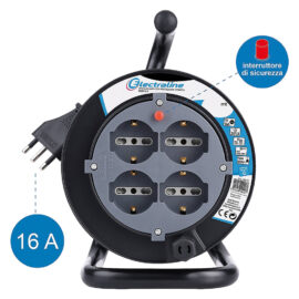 Avvolgicavo mt. 15 - art.49217 Electraline