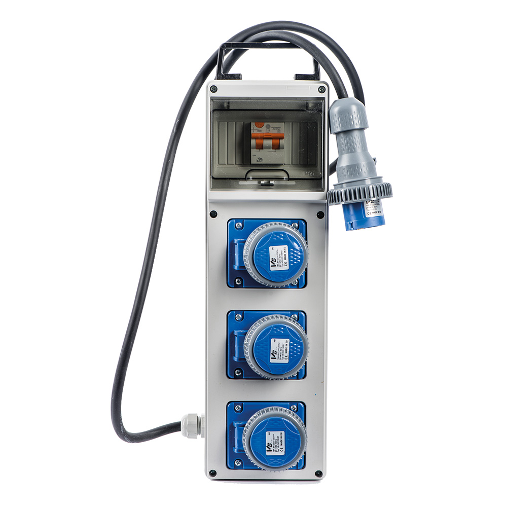 Quadro elettrico ‘pl 220/3’ potenza max.3 kw + pulsante emerg. Vb