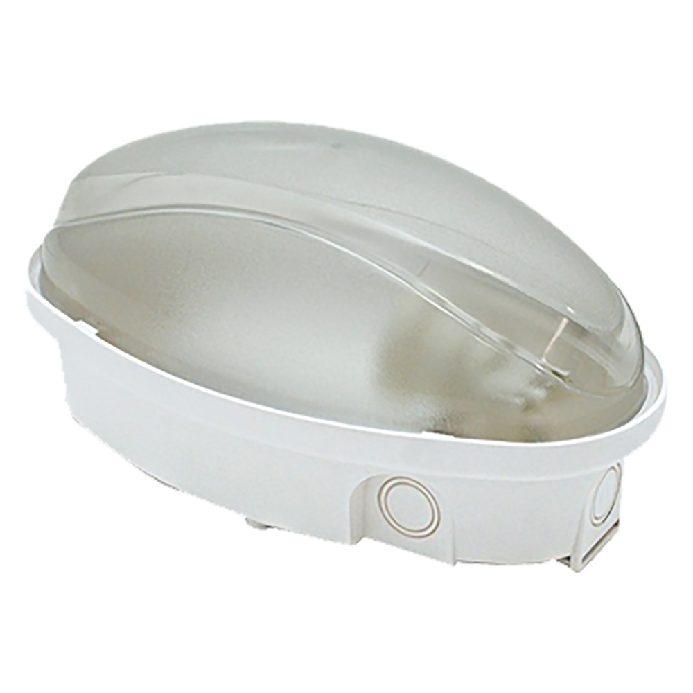 Plafoniera led ‘ovale’ calotta opalina – luce naturale Fanton