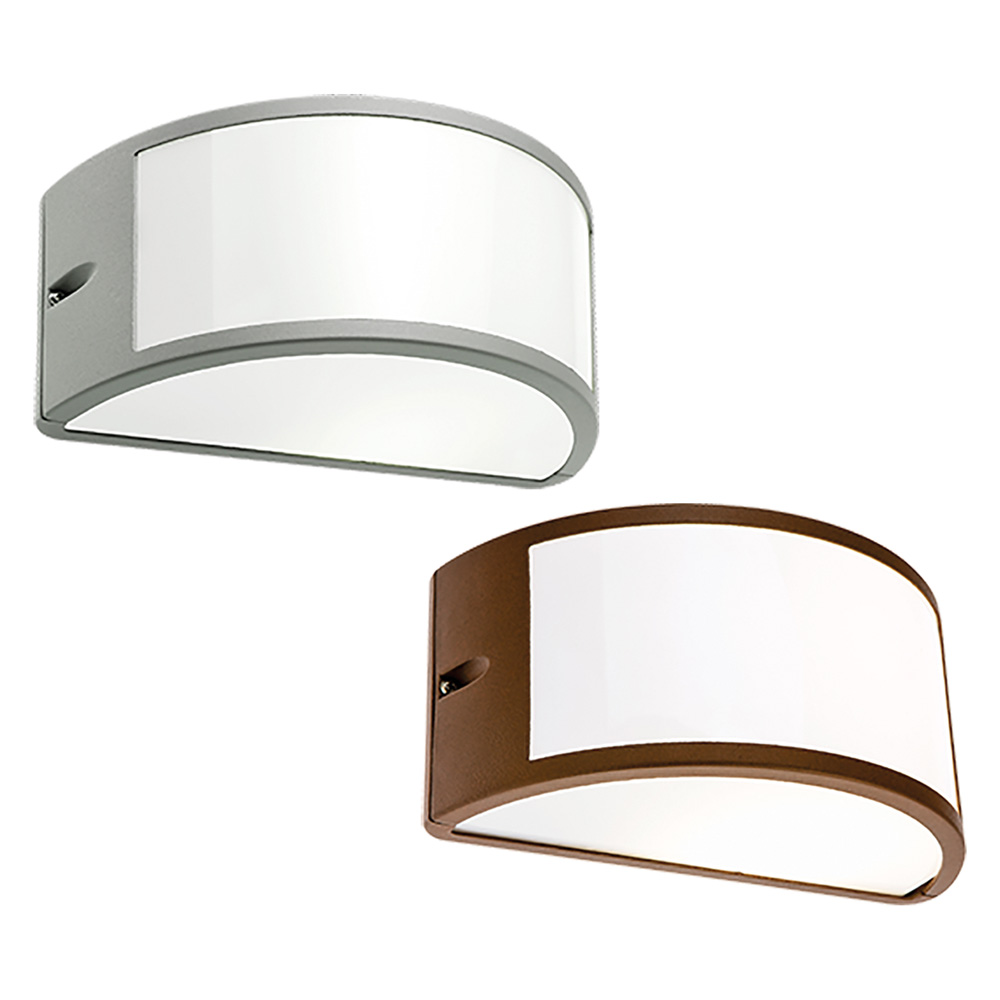 Applique ‘umbe’ 60 w – cm 25 x 12 x 13 alluminio Sovil