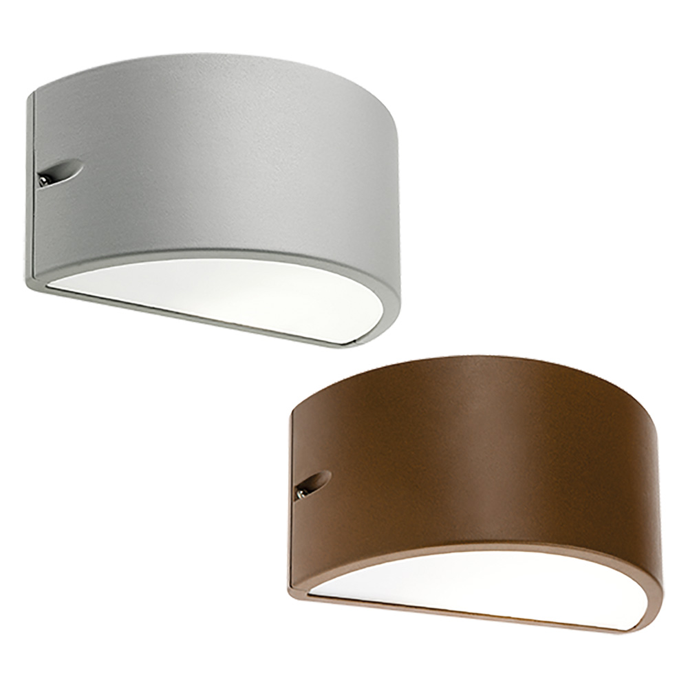 Applique ‘umbe’ 60 w – cm 25 x 12 x 13 alluminio Sovil