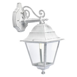 Lanterna 'old' in basso - cm 45 x 18 x 28 bia/arg Sovil