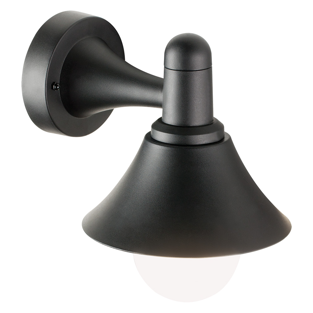 Applique ‘soda’ 40 w – cm 23,5 x 23,5 x 18 nero Sovil