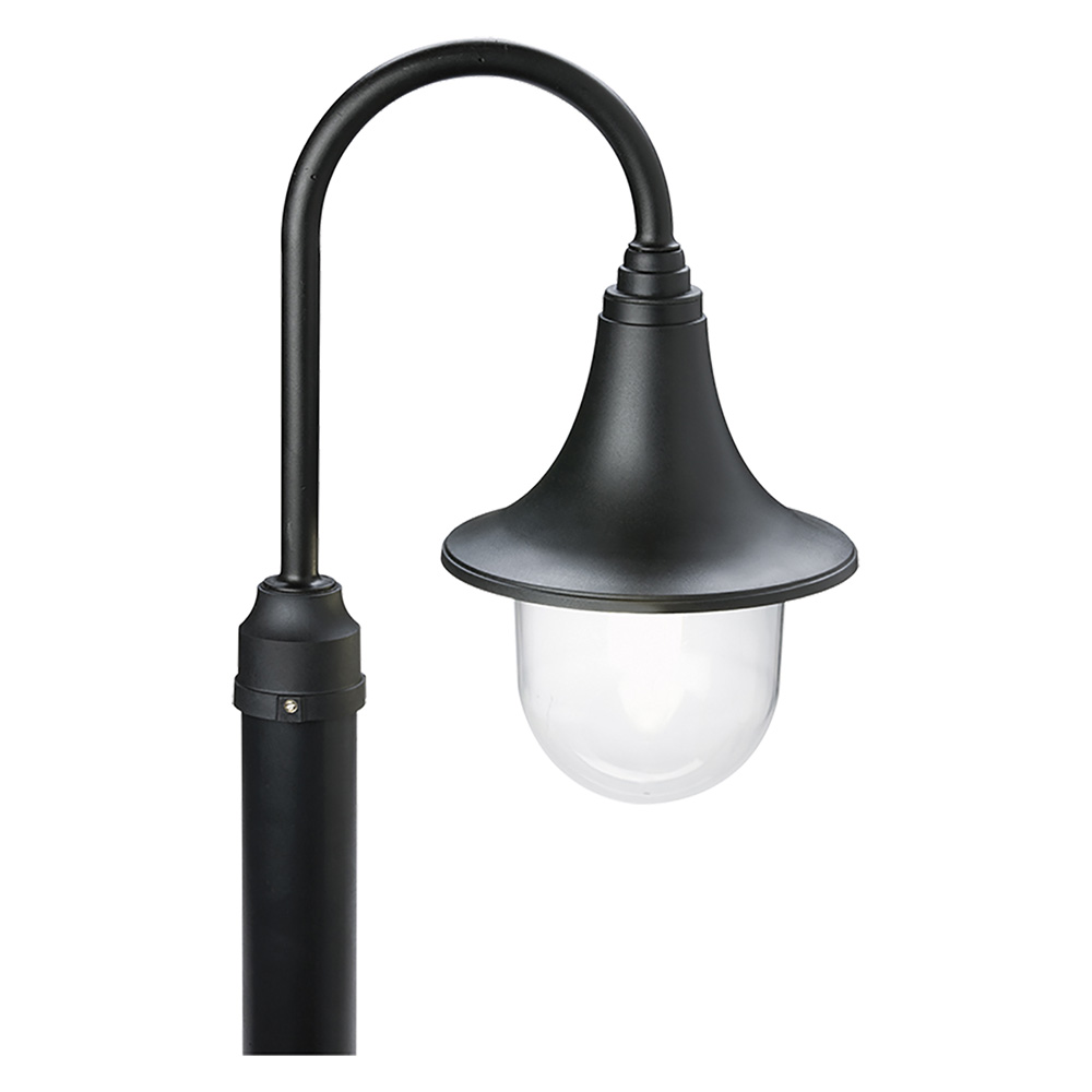 Lanterna testa-palo ‘marine’ 60 w – cm 41 x  22 x  33 nero Sovil