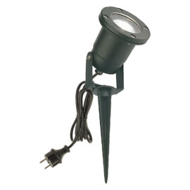Faro da giardino orientabile 'spot' 50 w - cm 9,5 x 9,8 x 17 nero Sovil