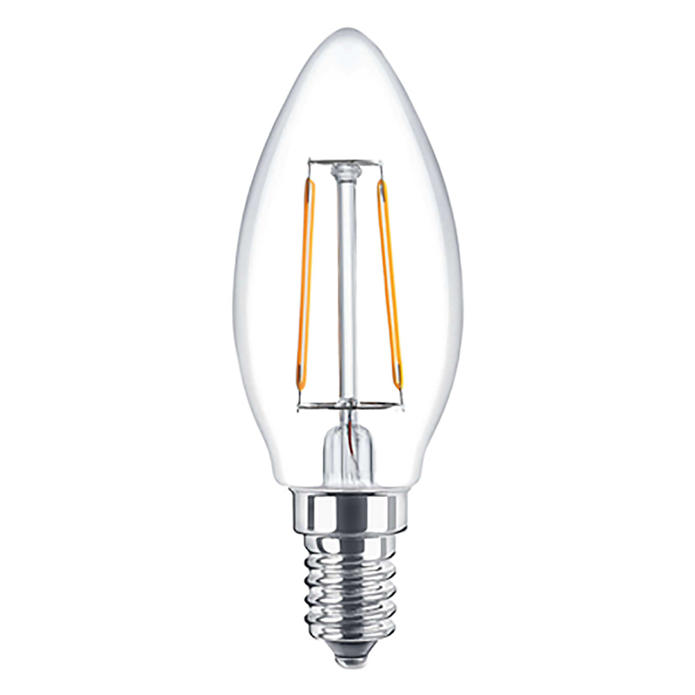 Lampada led a filamento ‘oliva’  calda 2700k  4w=35w e14 – 470 lm Novaitalia