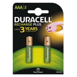 Pila ministilo ricaricabile pz 2 - recharge plus 750mha Duracell