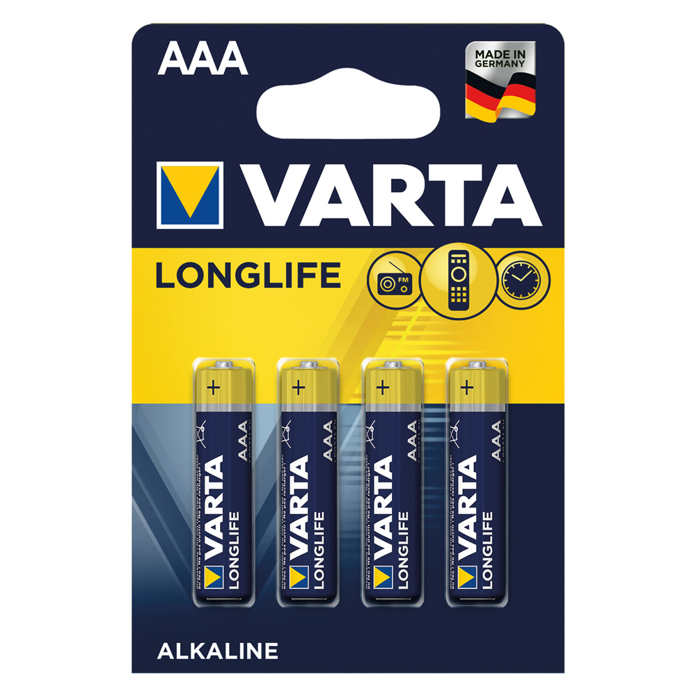 Pila ministilo longlife ‘lr03’ pz 4 – 1,5 v – aaa Varta