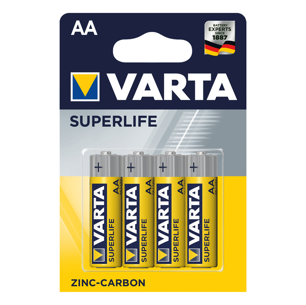Pila stilo superlife ‘r6p’ pz 4 – 1,5 v – aa Varta