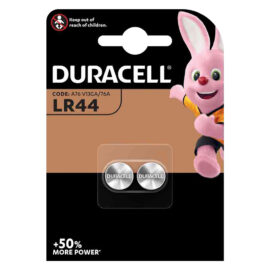 Pila a bottone 'lr44' pz 2- 1,5 v Duracell
