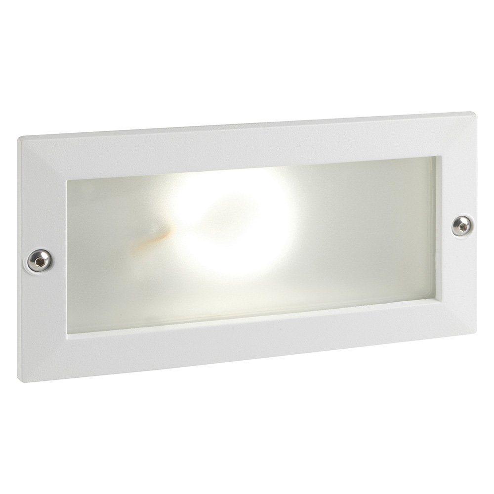 Segna passo led incasso rettangolare aperto ‘escape’ colore bianco – 10 watt Sovil