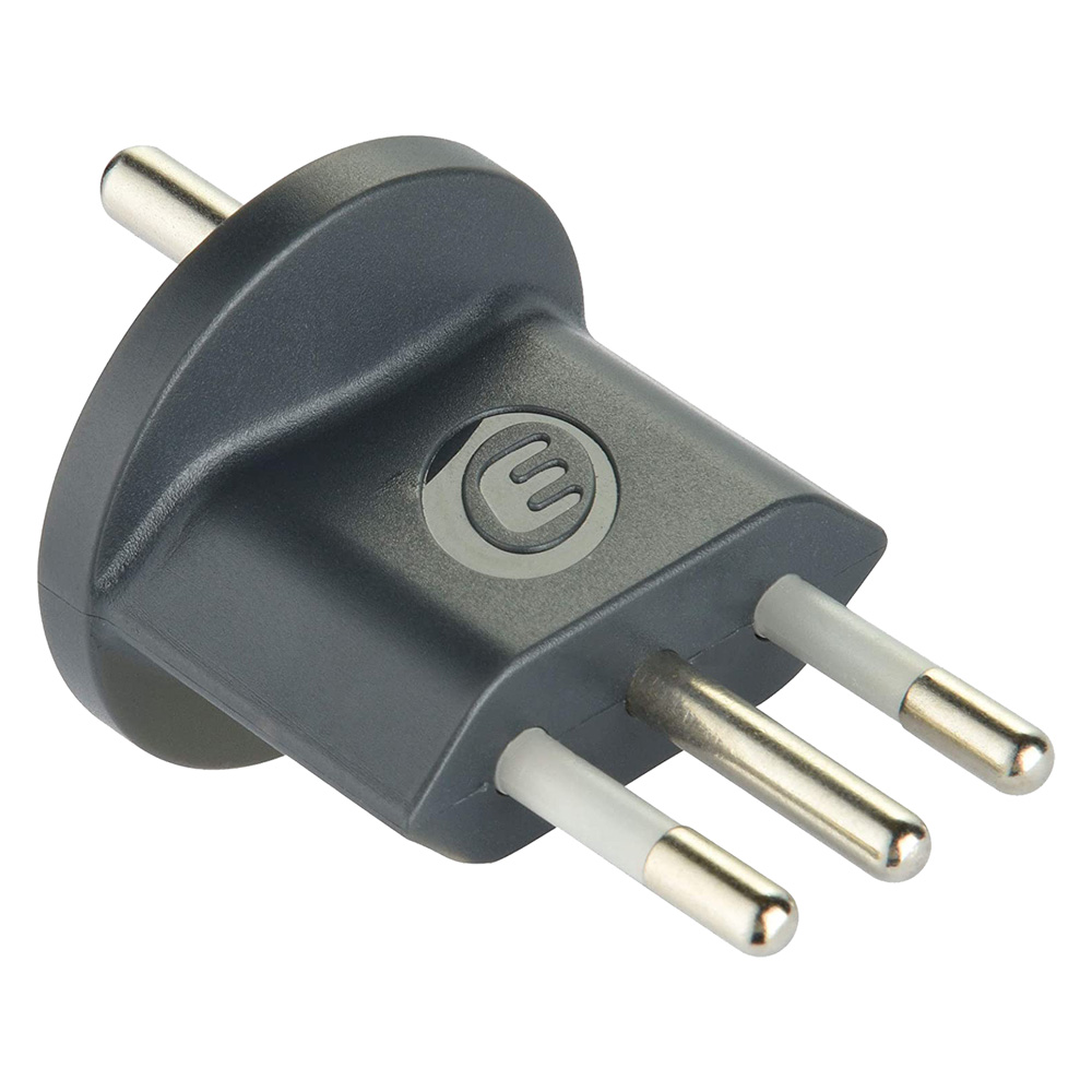 Adattatore fisso da schuko a spina 10a da sp.schuko a sp.2p+t 10a – 70035 Electraline