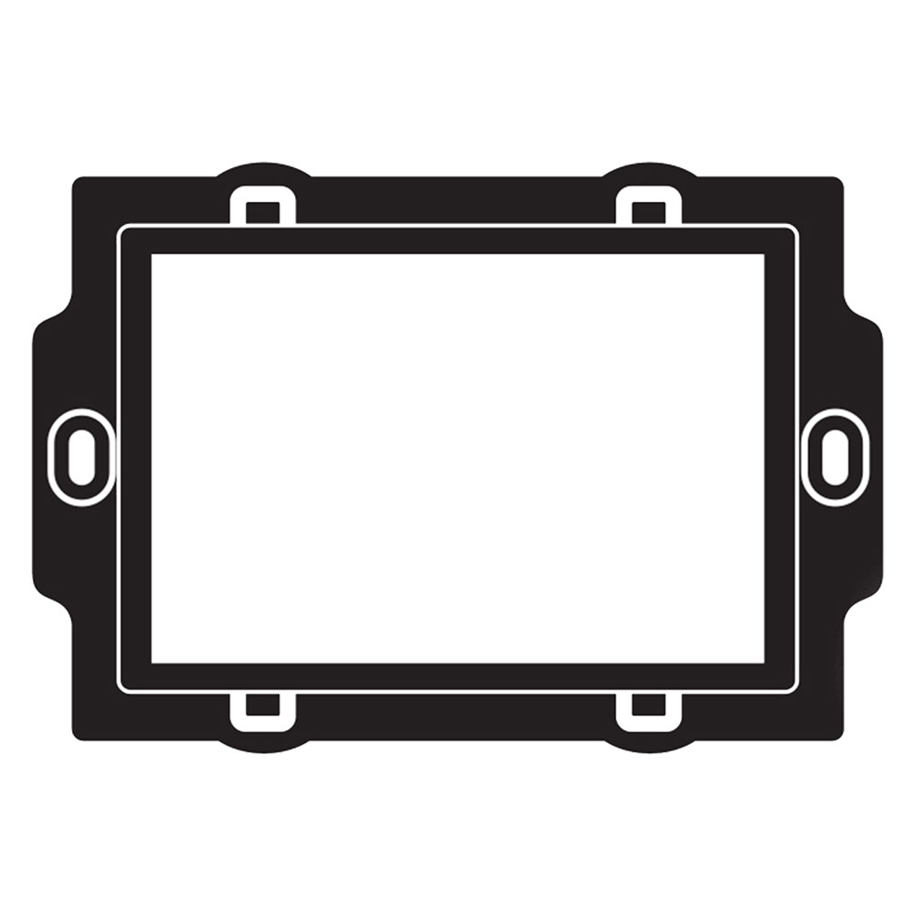 Supporto modello ‘pl’ per serie plain 3 moduli Feb