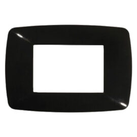 Placca colore nero 'brio' 3 posti - 3203/n Feb