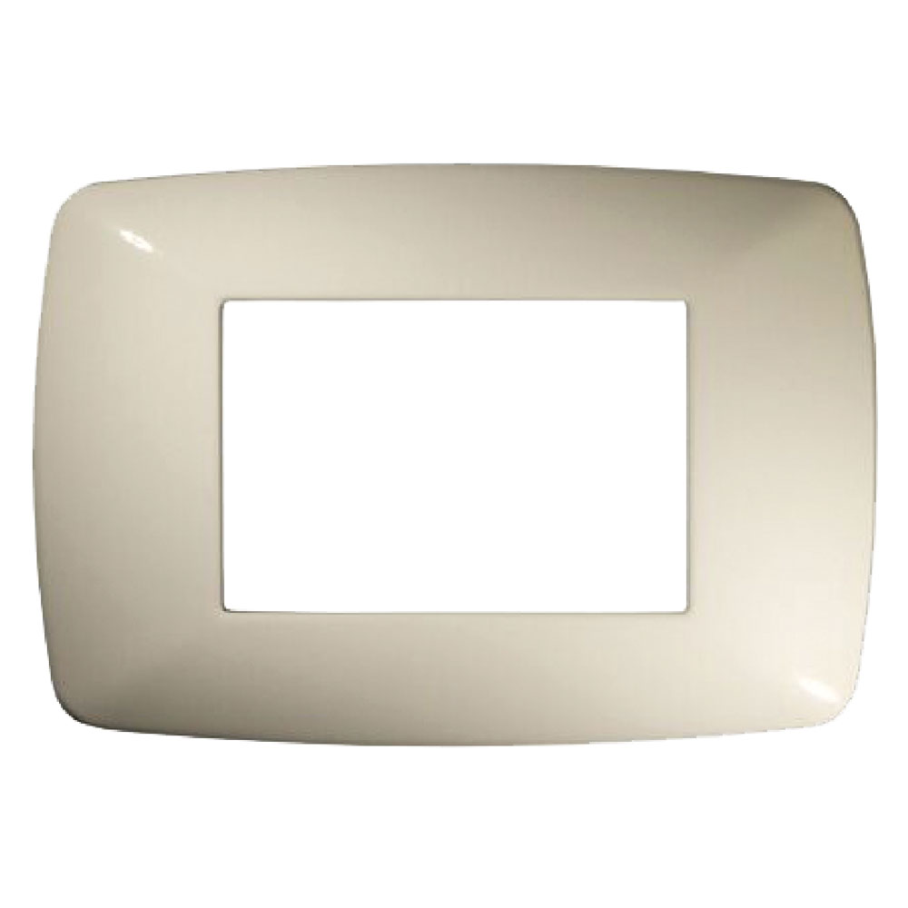 Placca colore bianco ‘brio’ 3 posti – 3203/wh Feb